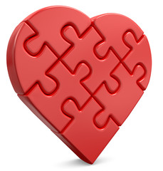 Puzzle Herz
