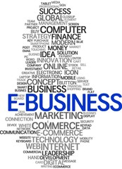 Obraz premium e-business | Modern wallpaper