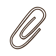 Paper clip symbol.