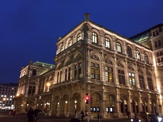Fototapeta na wymiar Vienna by night