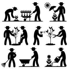agro people icons