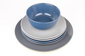 Porcelain isolated on white background