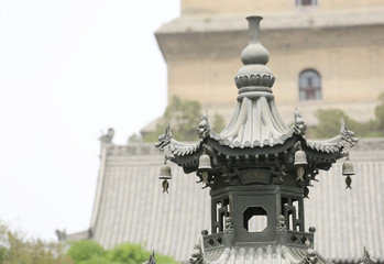 Fototapeta na wymiar Dayan pagoda w Xian, Chiny