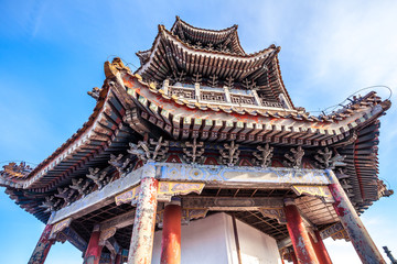 Fototapeta premium pavilion in park of Beijing,china