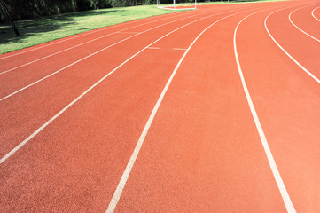 race tracks in modern stadium