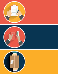 Internet shopping process of purchasing