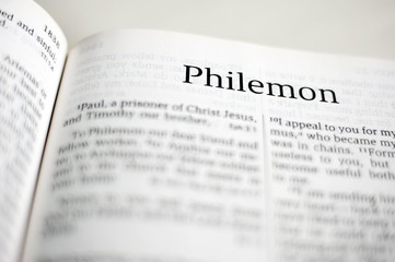 Naklejka premium Book of Philemon