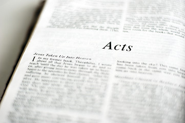 Obraz premium Book of Acts