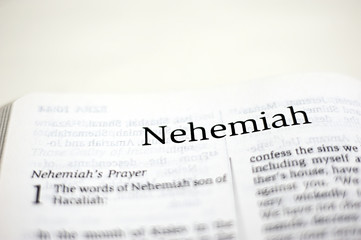 Obraz premium Book of Nehemiah