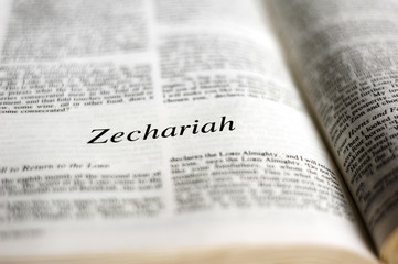 Obraz premium Book of Zechariah