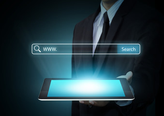 Searching system and internet concept, Technology