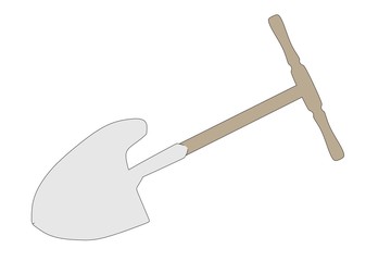 cartoon image of farming tool