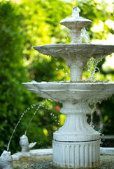 fountain multi-tiered