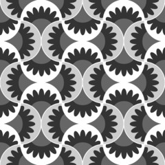 Grey seamless mosaic - tiling - wallpaper pattern