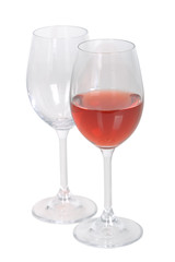 Set of wine glasses