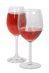 Set of wine glasses