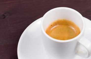 cup of italian espresso coffee