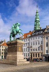 The equestrian statue of Absalon, Copenhagen