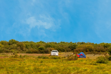 Landscape of camping