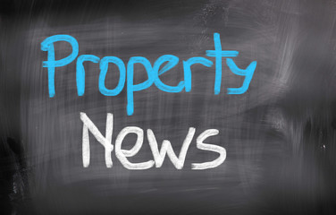 Obraz premium Property News Concept