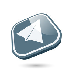 papierflieger symbol modern icon