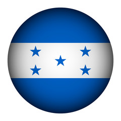 Honduras flag button.