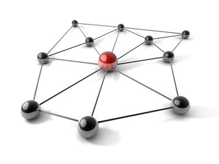 Metaphor of communication. 3d illustration. Concept.