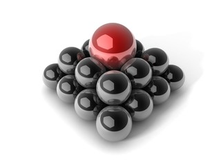 Metaphor of communication. 3d illustration. Concept.