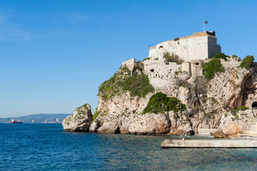 Fototapeta na wymiar Fortress in Gibraltar