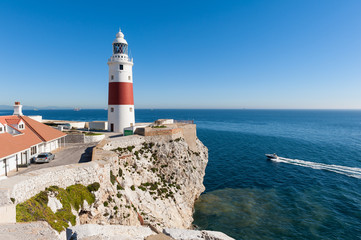 Gibraltar Lighthouse - obrazy, fototapety, plakaty