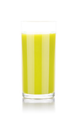 Smoothies of kiwi in glass
