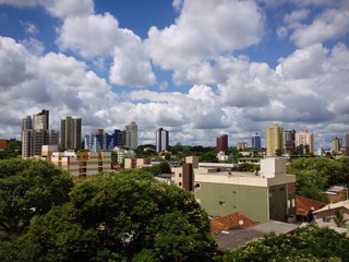 Fototapeta premium Skyline of Foz do Iguaçu, Brazil