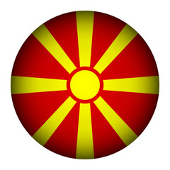 Macedonia flag button.