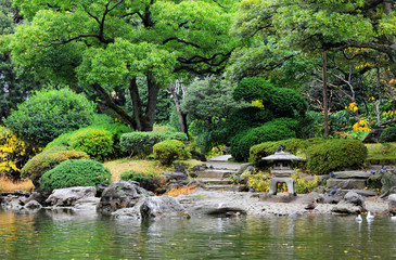 Obraz na płótnie Canvas Japanese style garden