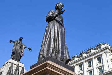 Fototapeta premium Florence Nightingale Statue and Crimean War Memorial