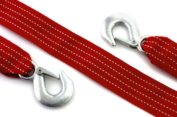 Towing rope isolated