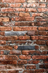 Brick wall - an ancient