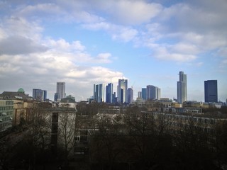 Fototapeta na wymiar skyline frankfurt am main