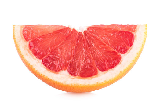 ripe grapefruit slice