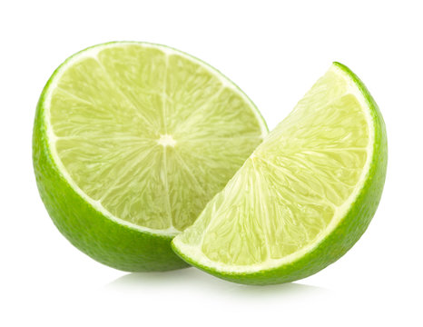 ripe lime slices