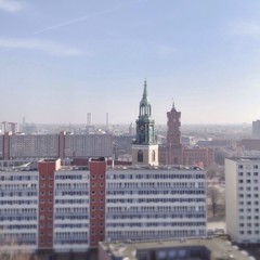 Obraz premium Marienkirche und Rotes Rathaus in Berlin