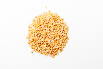 Yellow peas grain