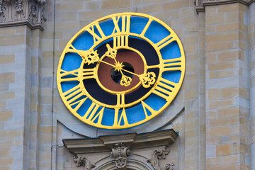 Tower clock in St. Gallen