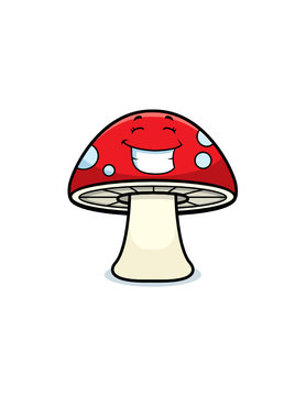 Magic Mushroom Smiling
