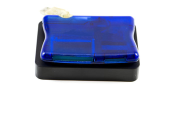 Externe Festplatte mit Blauem Kartenleser