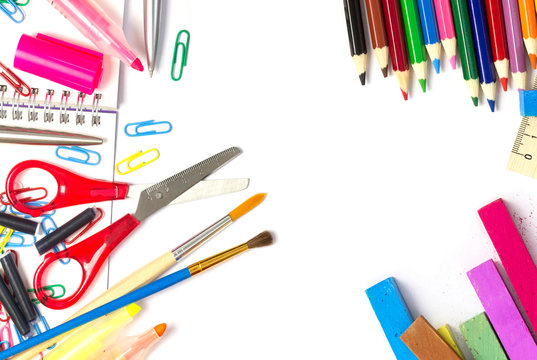 Schul/B&uuml;romaterial - buntes Sortiment