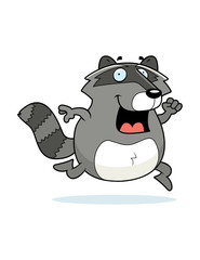 Raccoon Running