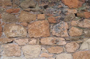 Sfondo irregolare di muro di mattoni