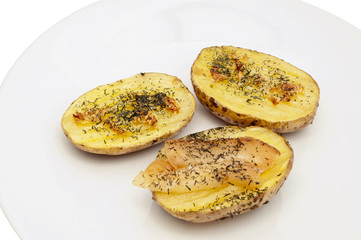 Baked potatoes