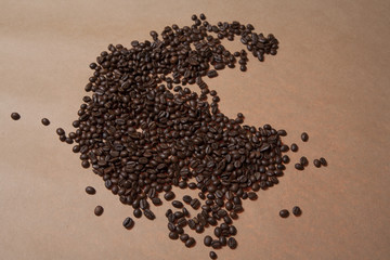 Coffee beans.